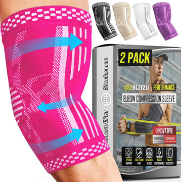 Load image into Gallery viewer, Elbow Compression Sleeve | Arm Support Brace w/ X-shape™ Stabilization Technique