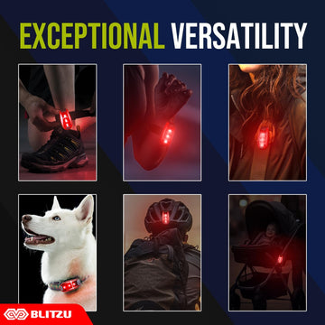 Load image into Gallery viewer, 4 Pack Led Safety Lights/Taillights for Night Walking Safety and Visibility