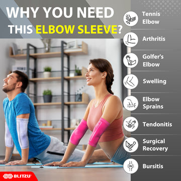 Load image into Gallery viewer, Elbow Compression Sleeve | Arm Support Brace w/ X-shape™ Stabilization Technique