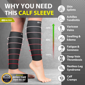Load image into Gallery viewer, 3 Pairs Calf Sleeves | For Calf & Shin Pain Relief w/ Kinesiology Taping Technology
