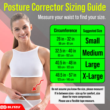 Load image into Gallery viewer, BLITZU Back Brace Posture Corrector for Women and Men. Shoulder Straightener, Adjustable Full Back Support. Upper and Lower Back Pain Relief for Neck Hump, Scoliosis, Spine & Hunchback Correction