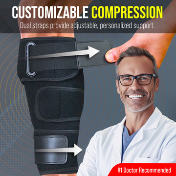 Load image into Gallery viewer, BLITZU Calf Brace for Torn Calf Muscle Women & Men – Adjustable Neoprene Compression Sleeve for Shin Splints, Lower Leg Pain Relief, Calf Injury, Muscle Strain & Varicose Veins - Support Wrap