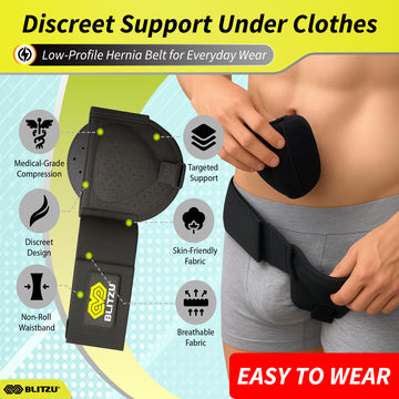 Load image into Gallery viewer, Inguinal Hernia Belt Groin Support Truss for Bilateral Scrotal & Femoral Hernias for Men or Women