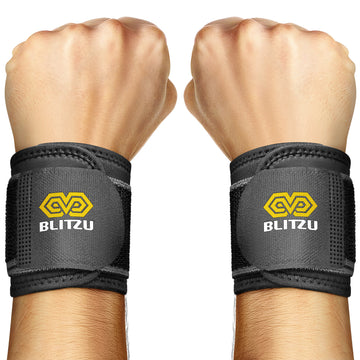 Load image into Gallery viewer, 2 Pack Wrist Strap Brace for Work Out, Weightlifting, Tendonitis, Carpal Tunnel Arthritis
