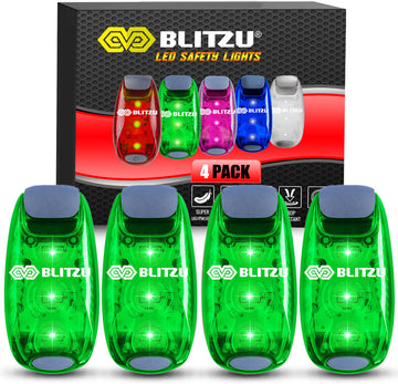 Load image into Gallery viewer, 4 Pack LED Safety Lights Gear for Kids, Women & Men. Great for Bike Tail Light, Kayak, Dog Collar, Stroller, Walking, Boat, Runners, Night Running Blinking Warning Reflective Light Accessories