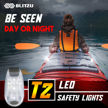 Load image into Gallery viewer, 4 Pack LED Safety Lights Gear for Kids, Women & Men. Great for Bike Tail Light, Kayak, Dog Collar, Stroller, Walking, Boat, Runners, Night Running Blinking Warning Reflective Light Accessories