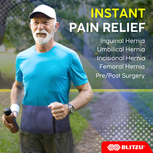 Abdominal & Umbilical Hernia Belt with Pad for Men or Women