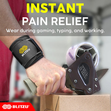 Load image into Gallery viewer, 2 Pack Wrist Strap Brace for Work Out, Weightlifting, Tendonitis, Carpal Tunnel Arthritis