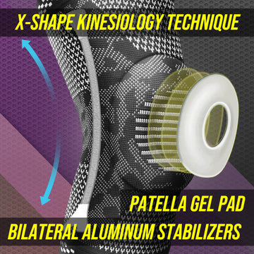 Load image into Gallery viewer, knee brace for knee injury knee pain relief compression sleeve women men braces for weightlifting running rodilleras para gym sleeves orthopedic workout pack support working out pain slave cap braces protection hiking protector runners sleves