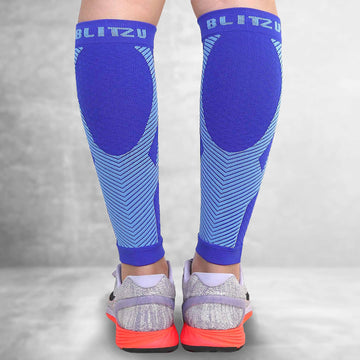 Load image into Gallery viewer, calf sleeves compression socks stockings for men leg women varicose veins treatment for legs shin splints pain relief support splint sleeves brace socks footless running sports coat band flag maximum calves run forever mmhg wide vein amnesia white sport and mens