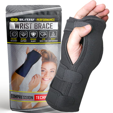 Load image into Gallery viewer, Volar Wrist Splint | Carpal Tunnel Wrist Brace With Night Support Splint & Cushion Pad