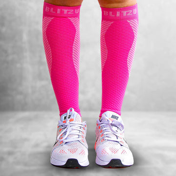 Load image into Gallery viewer, calf sleeves compression socks stockings for men leg women varicose veins treatment for legs shin splints pain relief support splint sleeves brace socks footless running sports coat band flag maximum calves run forever mmhg wide vein amnesia white sport and mens