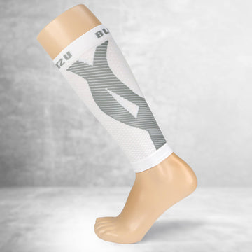 Load image into Gallery viewer, calf sleeves compression socks stockings for men leg women varicose veins treatment for legs shin splints pain relief support splint sleeves brace socks footless running sports coat band flag maximum calves run forever mmhg wide vein amnesia white sport and mens