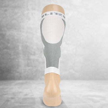 Load image into Gallery viewer, calf sleeves compression socks stockings for men leg women varicose veins treatment for legs shin splints pain relief support splint sleeves brace socks footless running sports coat band flag maximum calves run forever mmhg wide vein amnesia white sport and mens