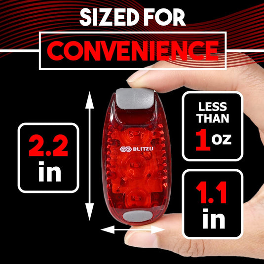 4 Pack Led Safety Lights/Taillights for Night Walking Safety and Visibility