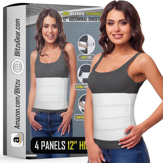 4 Panels Postpartum Belly Band & Abdominal Binder