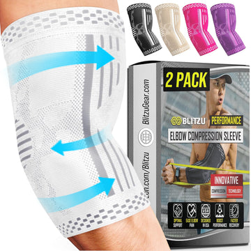 Load image into Gallery viewer, Elbow Compression Sleeve | Arm Support Brace w/ X-shape™ Stabilization Technique
