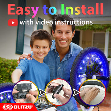 Load image into Gallery viewer, 2-Tire Pack 7 Colors in 1 LED Bike Wheel Lights
