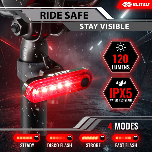 BLITZU 390 Front Light With 120T Taillight