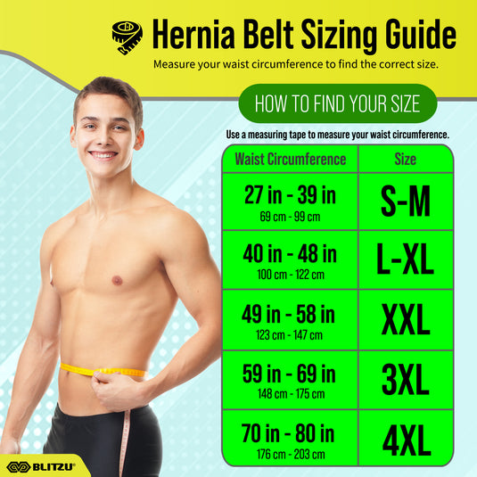 Abdominal & Umbilical Hernia Belt with Pad for Men or Women