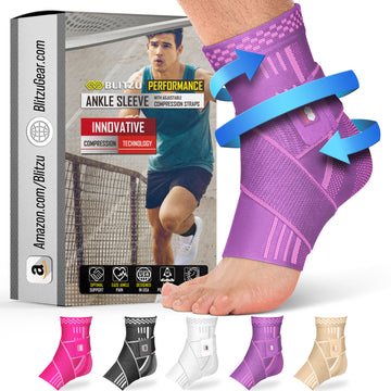 Load image into Gallery viewer, Ankle Brace Wrap with X-SHAPE Compression Tension Straps
