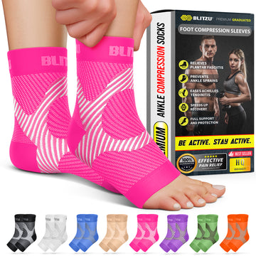 Load image into Gallery viewer, Ankle Sleeves | 15-18 mmHg Neuropathy Compression Socks | Plantar Fasciitis Socks

