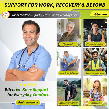 Load image into Gallery viewer, Knee Sleeves for Arthritis, Bursitis, Swelling &amp; Knee Pain, Running or Working Out
