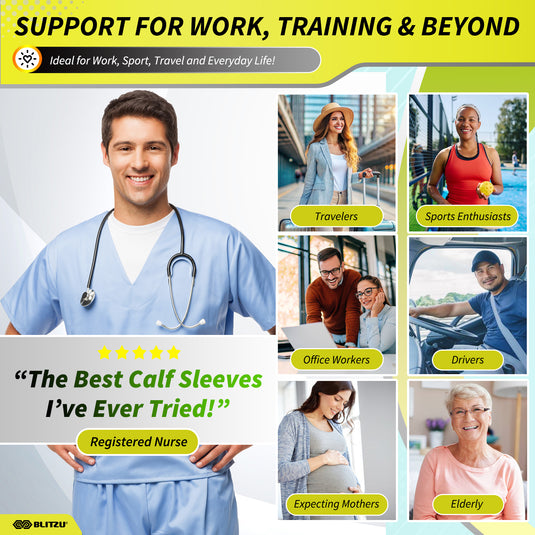 calf sleeves compression socks stockings for men leg women varicose veins treatment for legs shin splints pain relief support splint sleeves brace socks footless running sports coat band flag maximum calves run forever mmhg wide vein amnesia white sport and mens