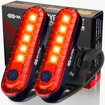 Load image into Gallery viewer, Cyborg™ USB-C Rechargeable 120T Bike Tail Light (2 Pack)
