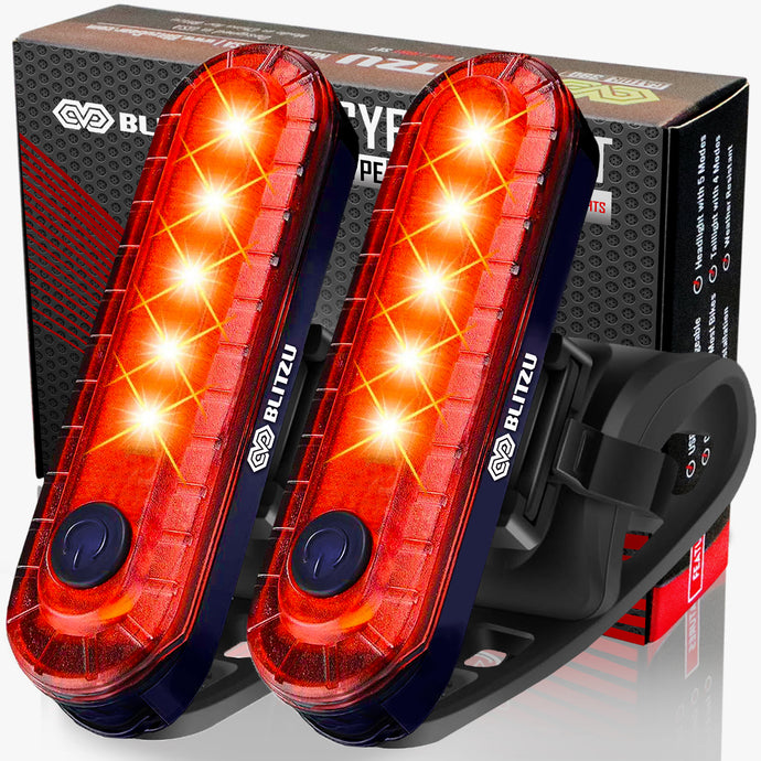 Cyborg™ USB-C Rechargeable 120T Bike Tail Light (2 Pack)