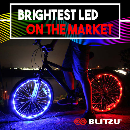 bike wheel lights tire spoke bicycle light