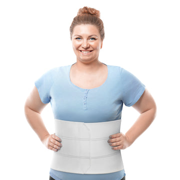 Load and play video in Gallery viewer, abdominal binder post surgery belly wrap 
