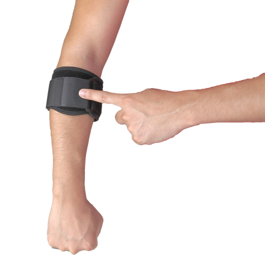 Counterforce Elbow Brace | Tendonitis Strap Support Band for Golfer's & Elbow Pain