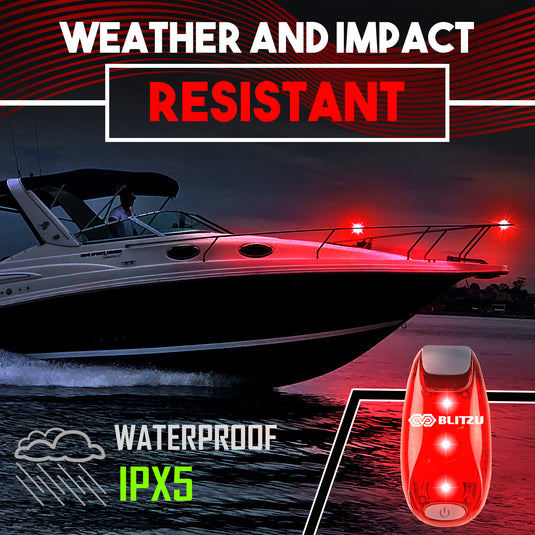 4 Pack LED Safety Lights Gear for Kids, Women & Men. Great for Bike Tail Light, Kayak, Dog Collar, Stroller, Walking, Boat, Runners, Night Running Blinking Warning Reflective Light Accessories