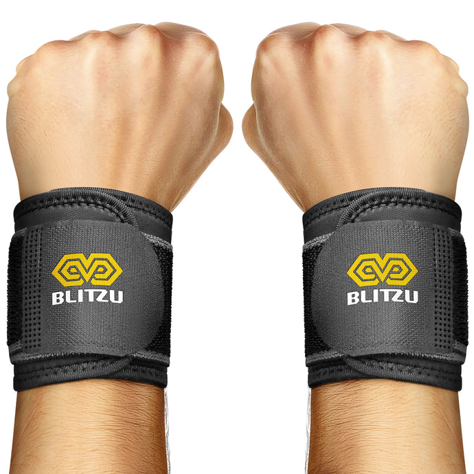2 Pack Wrist Strap Brace for Work Out, Weightlifting, Tendonitis, Carpal Tunnel Arthritis