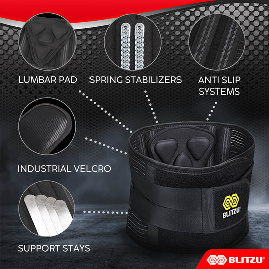 back brace lumbar support belt for lower back pain relief