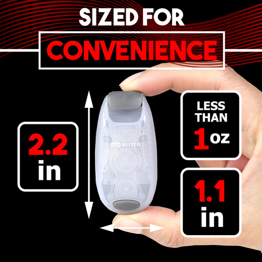 4 Pack LED Safety Lights Gear for Kids, Women & Men. Great for Bike Tail Light, Kayak, Dog Collar, Stroller, Walking, Boat, Runners, Night Running Blinking Warning Reflective Light Accessories