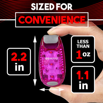 Load image into Gallery viewer, 4 Pack LED Safety Lights Gear for Kids, Women &amp; Men. Great for Bike Tail Light, Kayak, Dog Collar, Stroller, Walking, Boat, Runners, Night Running Blinking Warning Reflective Light Accessories
