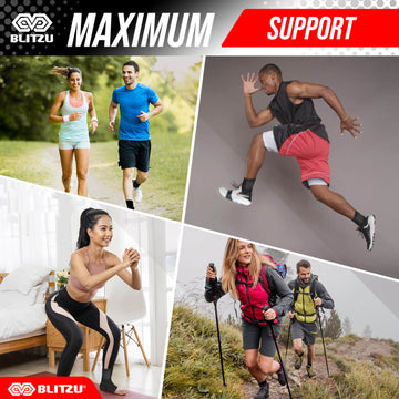 Load image into Gallery viewer, Lace-Up Ankle Brace | For Ankle Sprains &amp; Strains, Instability, Pain Relief, Recovery &amp; Prevention
