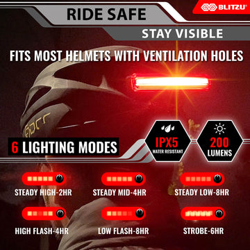 Load image into Gallery viewer, bicycle rear light bike taillight BLITZU tail light back light
