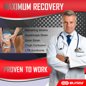 Load image into Gallery viewer, Compression Thigh Sleeve - Leg Support for Torn Hamstring, Quad Strains, and Pulled Muscle Treatment
