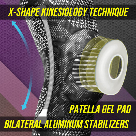 knee brace for knee injury knee pain relief compression sleeve women men braces for weightlifting running rodilleras para gym sleeves orthopedic workout pack support working out pain slave cap braces protection hiking protector runners sleves