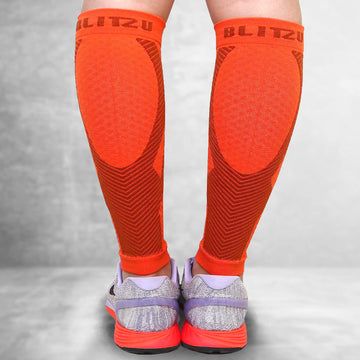 Load image into Gallery viewer, calf sleeves compression socks stockings for men leg women varicose veins treatment for legs shin splints pain relief support splint sleeves brace socks footless running sports coat band flag maximum calves run forever mmhg wide vein amnesia white sport and mens
